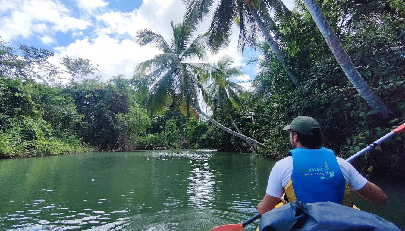 Kayak sur la rivière Moustique à Sainte-Rose avec OK Kayak, sortie nature en location libre