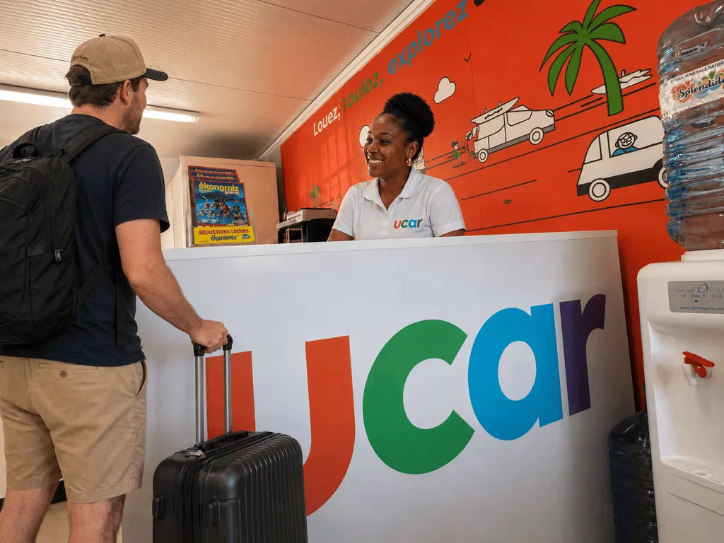 Magazine ÉKONOMIZ disponible chez un loueur de voitures Ucar en Guadeloupe